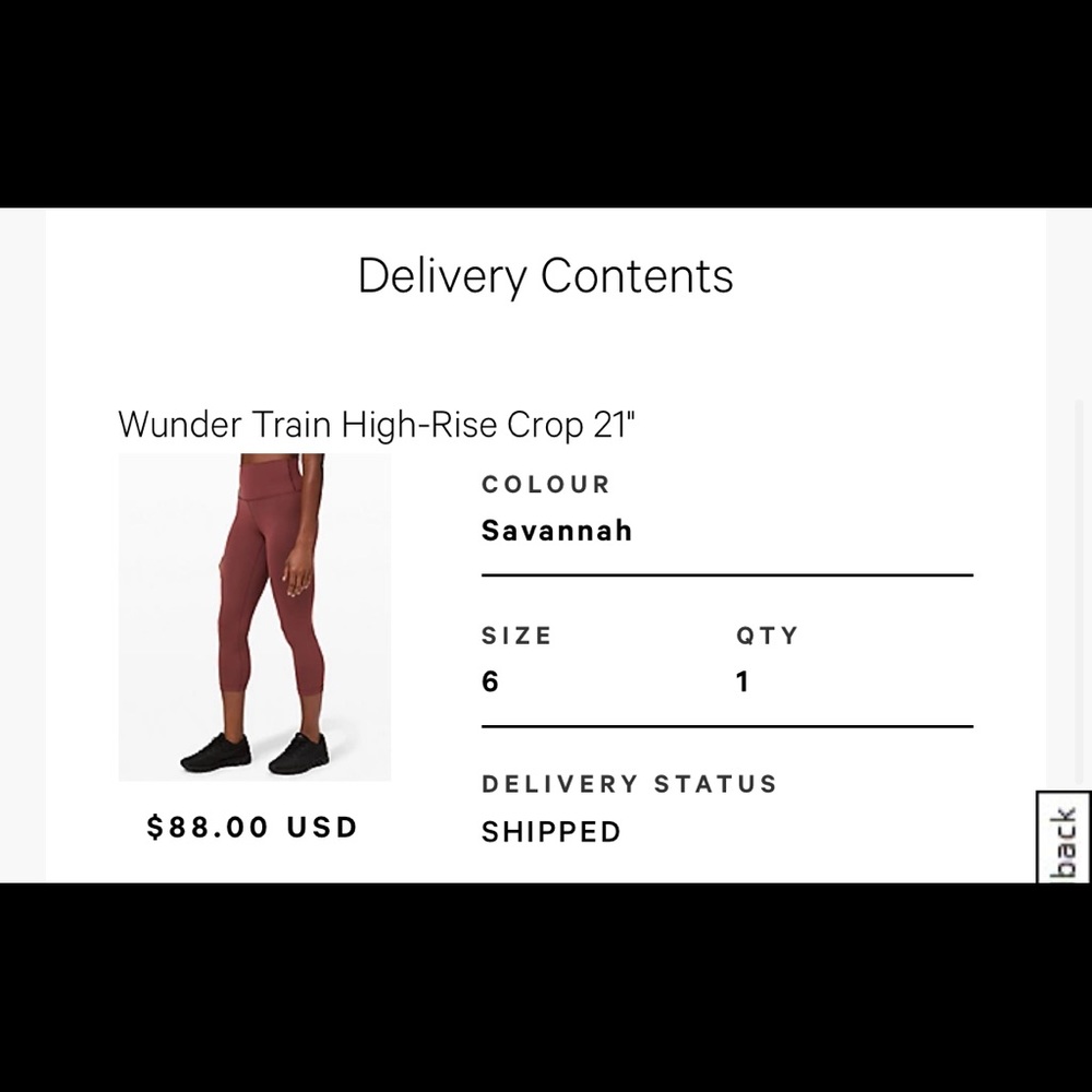 Wunder Train High-Rise Crop 21" Size: 6 Color: Savannah